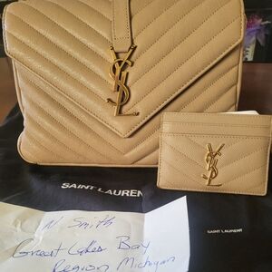 YSL MED COLLEGE BAG/ CARD HOLDER